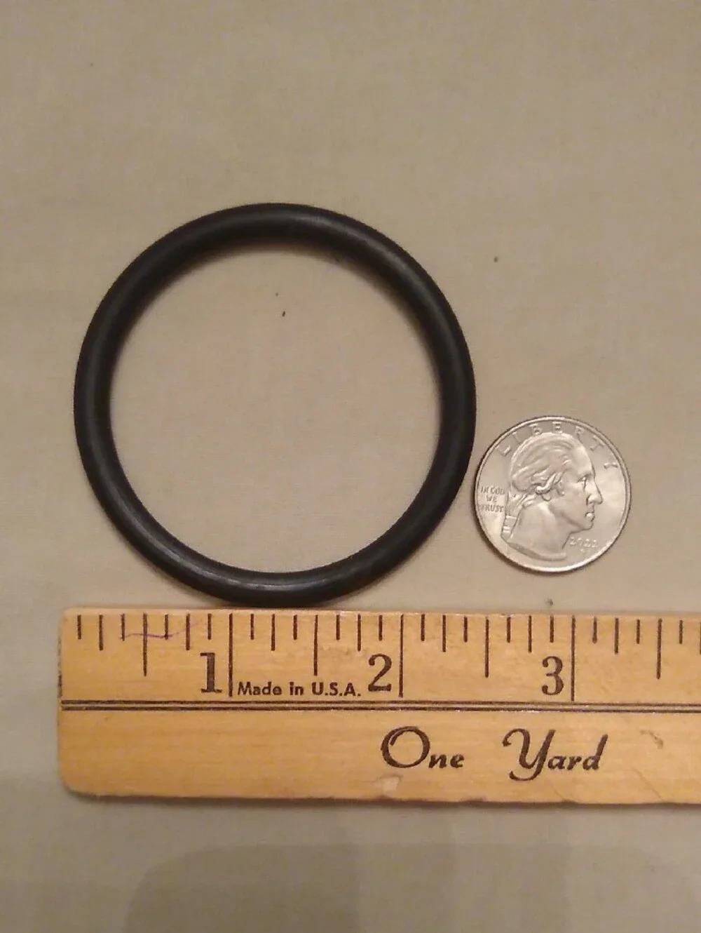 Set of 5 C-ring Black Rubber - Multi Size Pack, #10